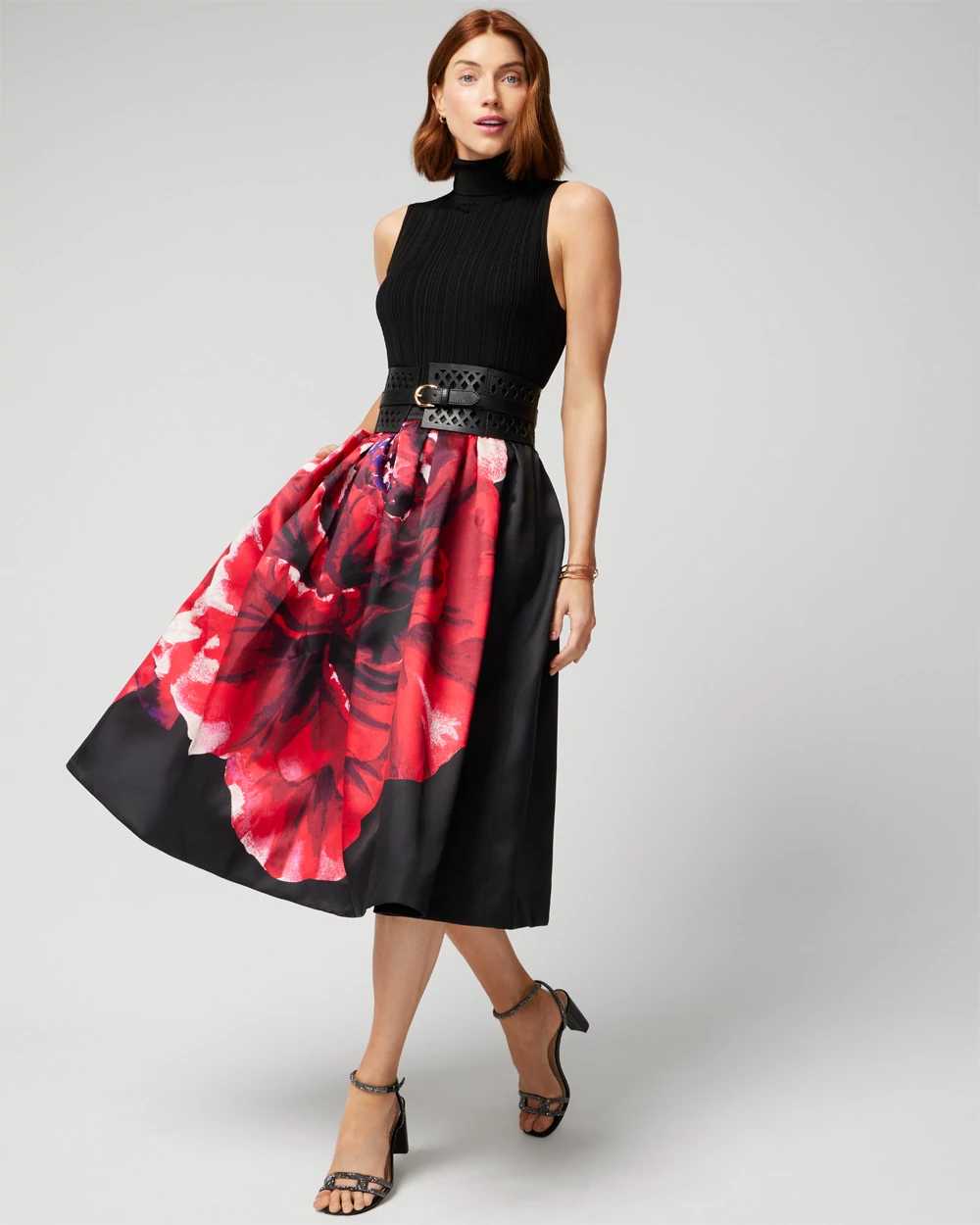 Midi skirt white house 2025 black market